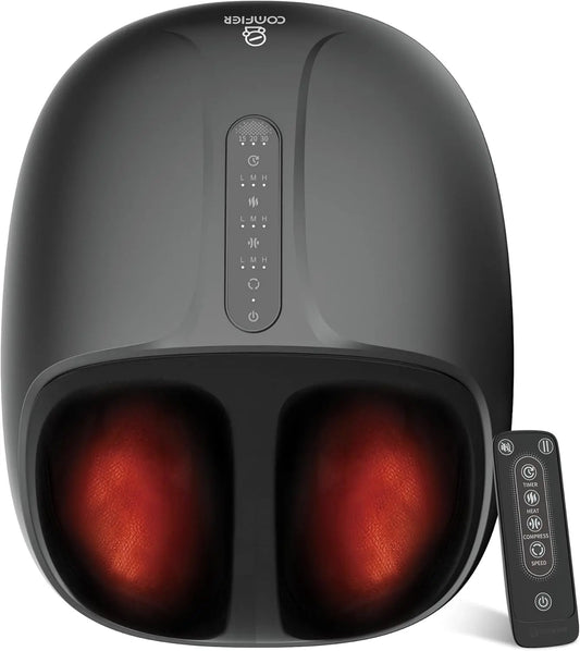 Masajeador de pies COMFIER Shiatsu, Relajación para la Oficina en Casa, negro