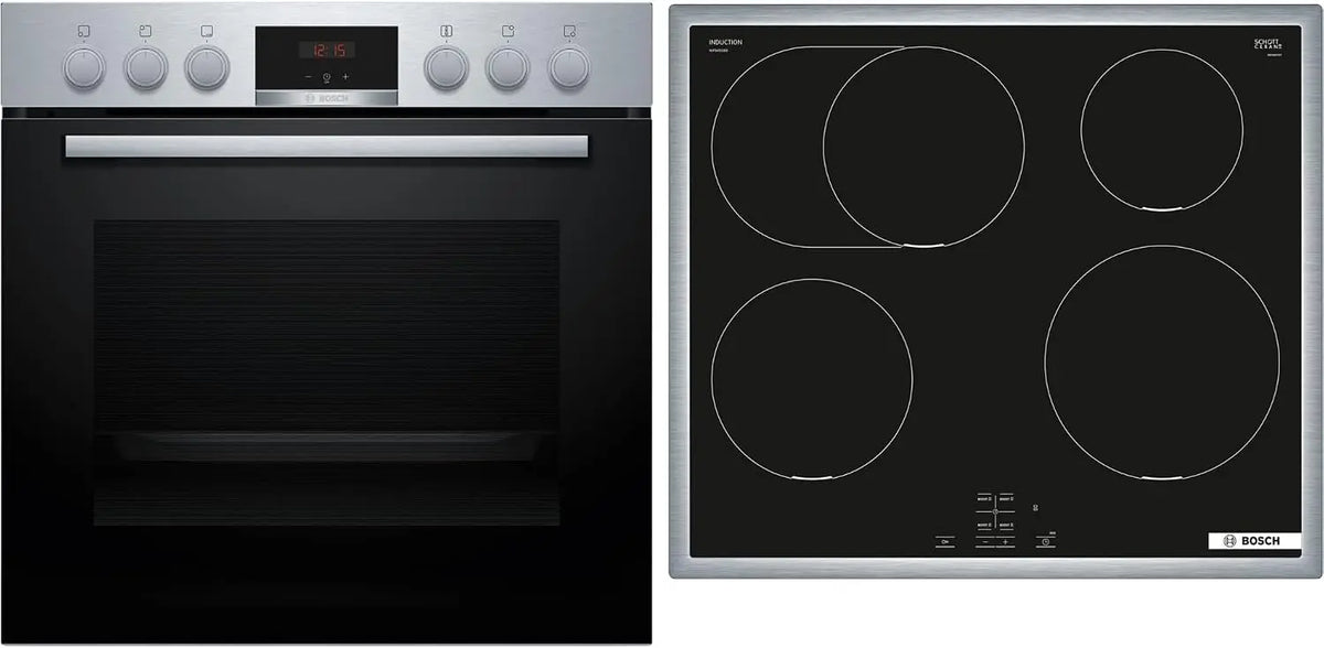 Placa de cocina Bosch HND415LS62 Serie 4 - Juego de cocina empotrable, negro