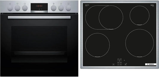 Placa de cocina Bosch HND415LS62 Serie 4 - Juego de cocina empotrable, negro