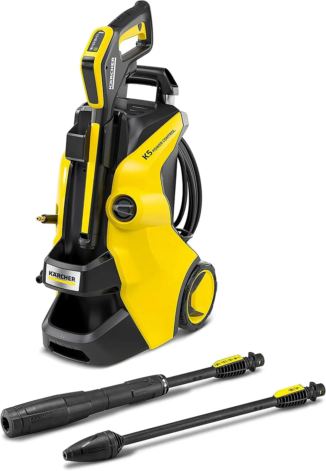 Hidrolimpiadora Kärcher K 5 Power Control, presión: 145 Bar, caudal: 500 l/h, Rendimiento: 40 m²/h, Peso: 13 kg, negro/amarillo