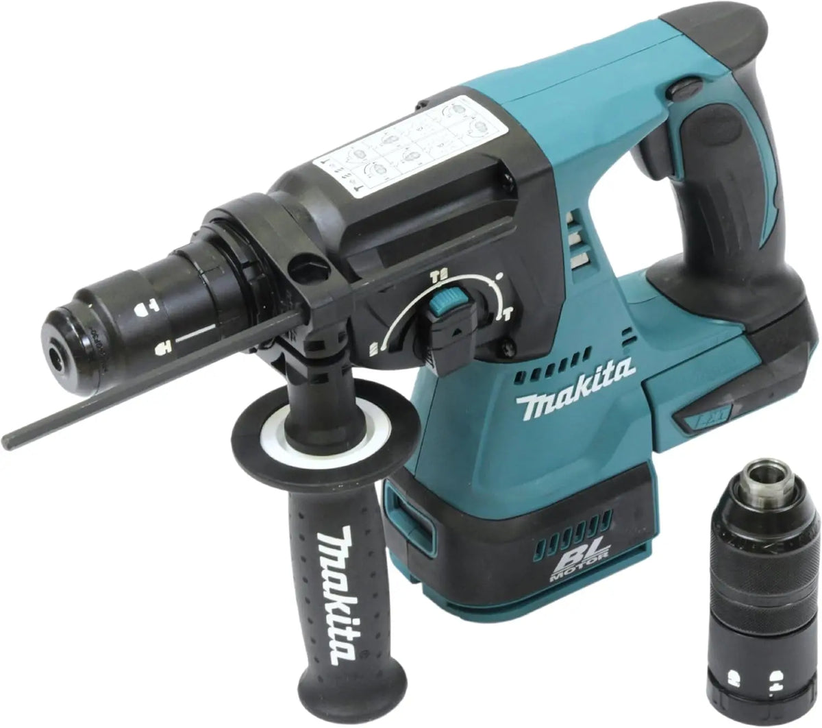Makita Hammer DHR243Z 18V SDS-Plus 2.0 J sin escobillas 3 Funciones (SOLO CUERPO), negro