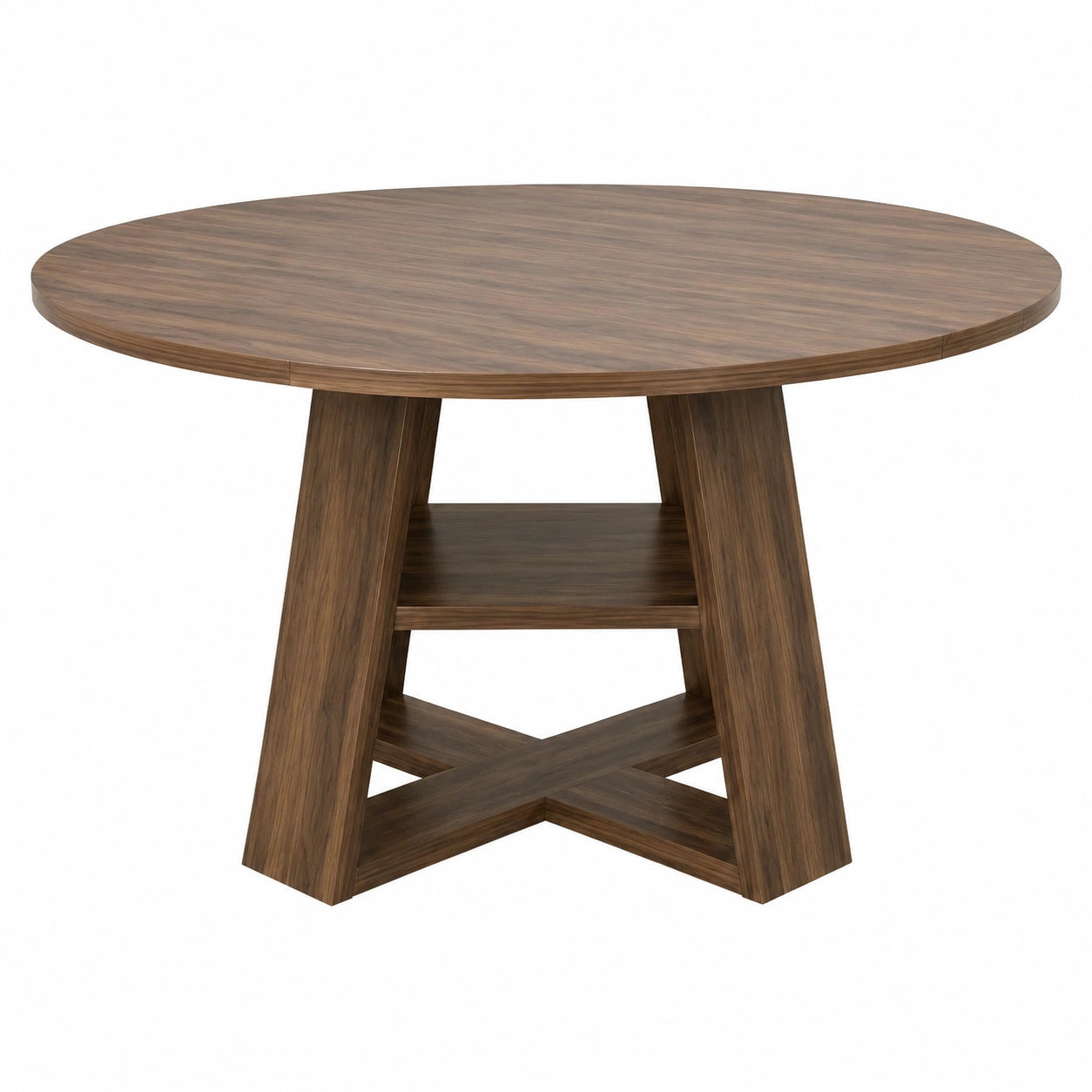 Tavolo da pranzo estensibile in legno di noce, 4-8 posti, 110-150 cm