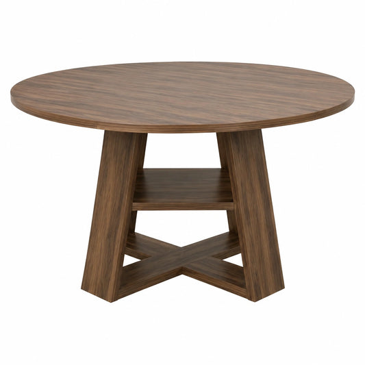 Tavolo da pranzo estensibile in legno di noce, 4-8 posti, 110-150 cm