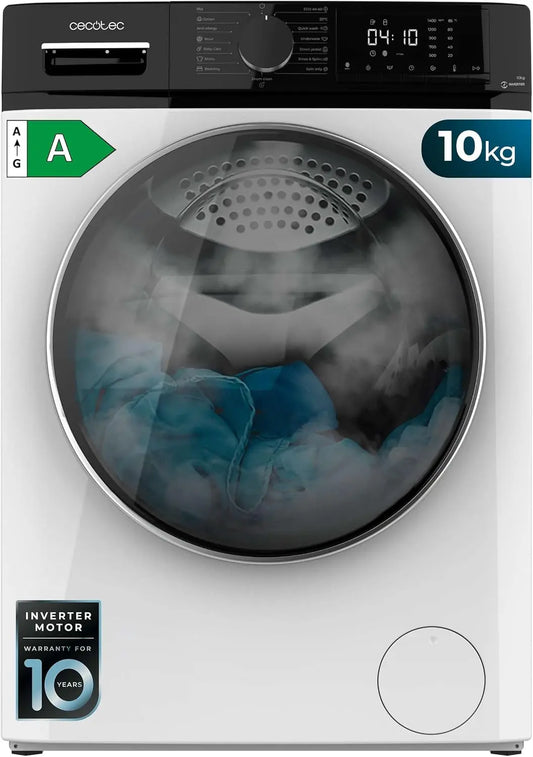 Lavadora Cecotec Secadora 10kg + 6kg Bolero DressCode Wash y Dry 106610, negro