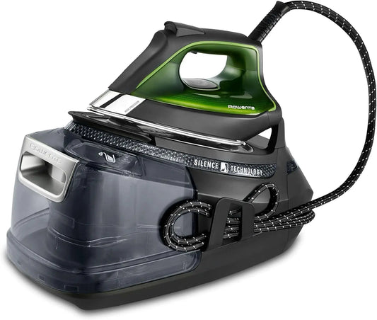 Centro de planchado Rowenta Silence Steam Pro, Centro de Planchado, Golpe de vapor de 600 g/min, negro