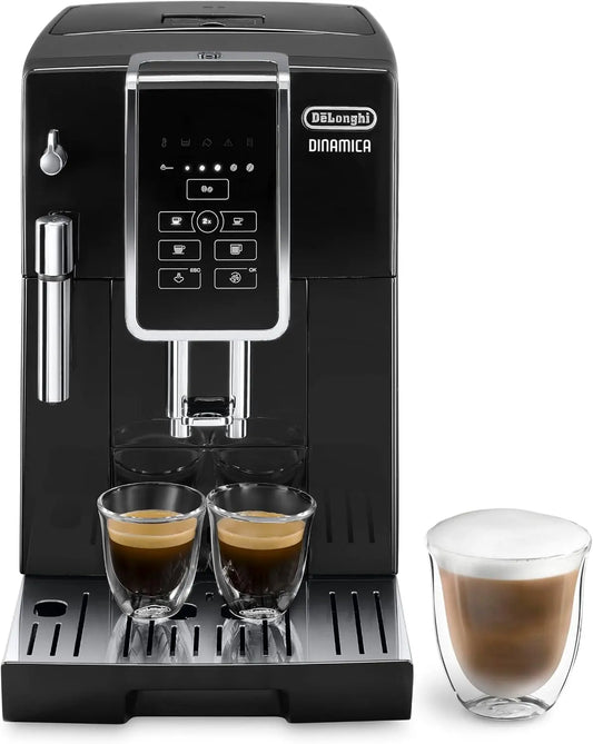 Cafetera De'Longhi Dinamica, Superautomática 4 Bebidas Negro