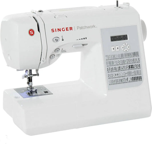 Singer Patchwork 7285Q - Máquina electrónica dedicada al Quilt, Color Blanco