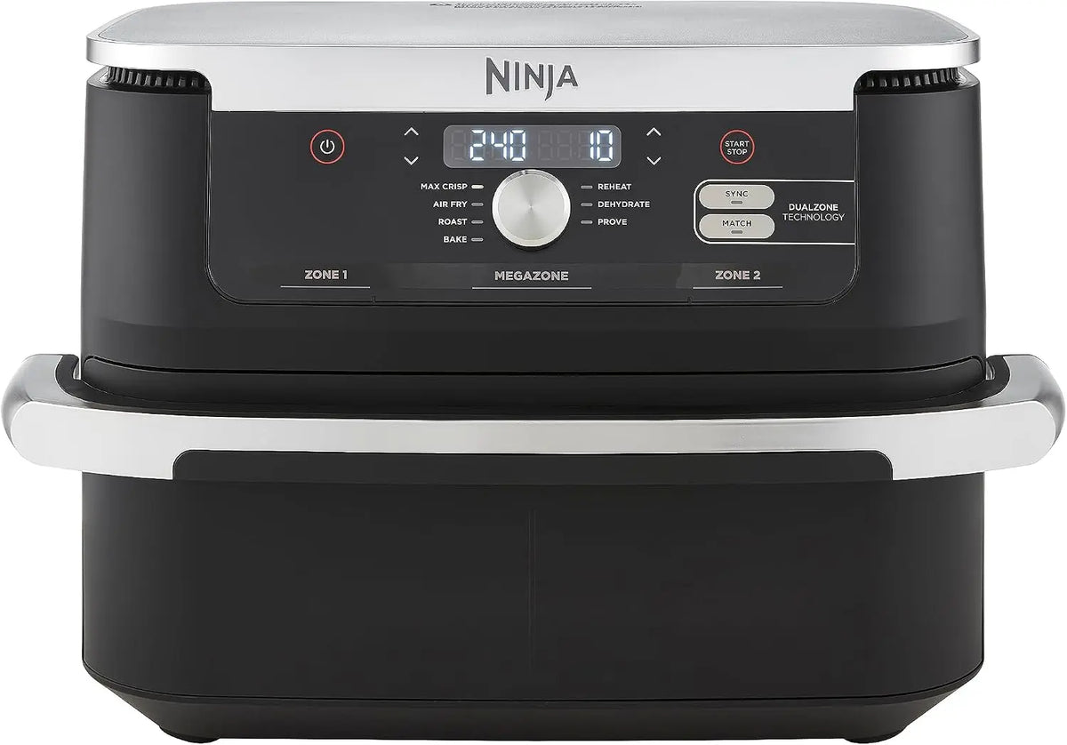 Freidora de aire Ninja Foodi FlexDrawer, Freidora de Aire con Zona Flex, Negro