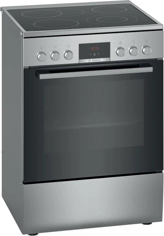 Bosch Serie 4 HKR39C250 - Cocina (Cocina independiente, Negro, Gris, Giratorio, Tocar, Cromo, Frente, 1,2 m)