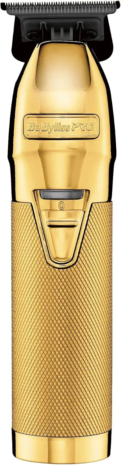 BaBylissPRO FX787GDB Barberology MetalFX Series - Outlining Trimmer con DLC 2.0 Deep Tooth T-Blade Gold