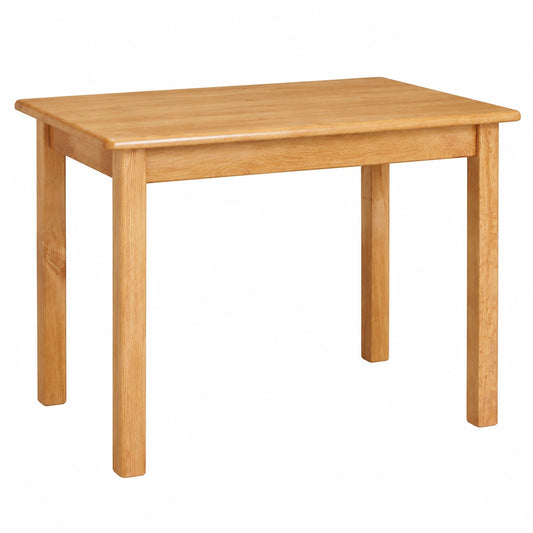Tavolo da Pranzo in Legno Massello di Pino 70x110 cm Colore Ontano