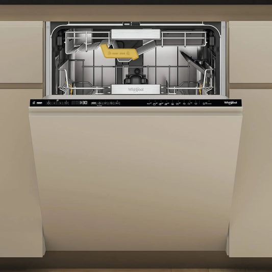 Lavavajillas Whirlpool W8I HP42 L, instalación totalmente retráctil, 14 cubiertos, [clase energética C], amarillo