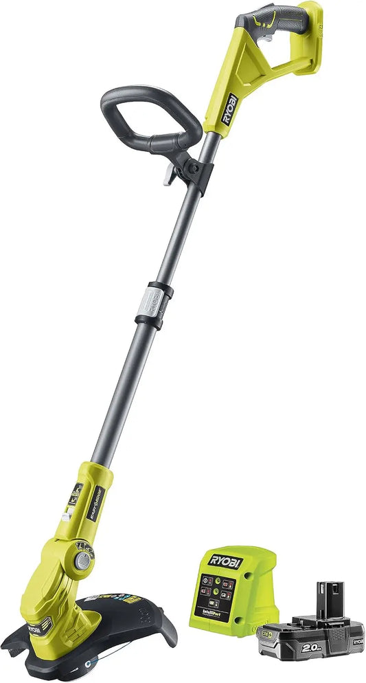 Ryobi RLT183220S - Cortabordillos (18 V, One+, 25/30 cm, Incluye 1 batería de 2 Ah y Cargador, amarillo