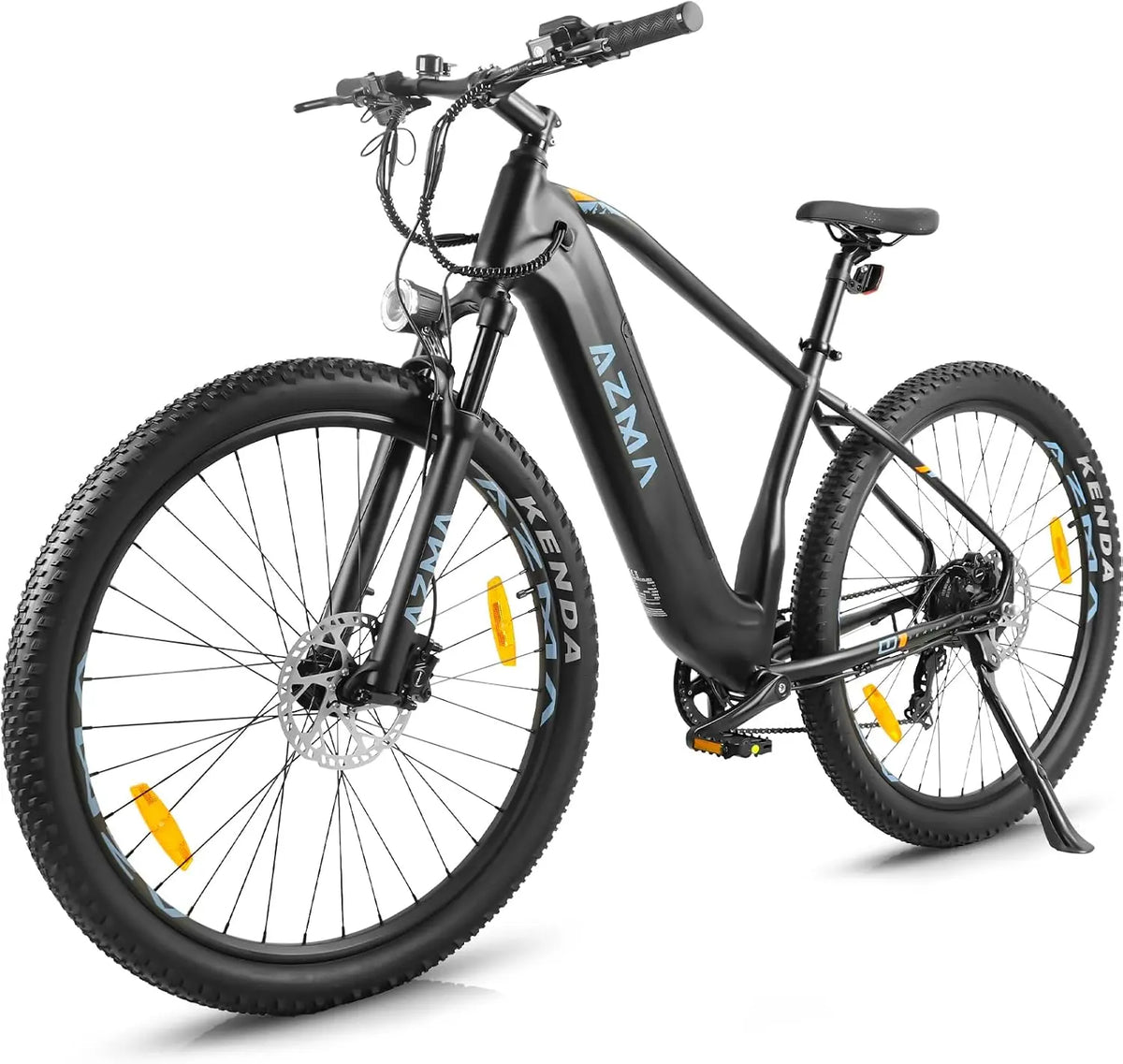 Bicicleta eléctrica Powerme Bicicleta electrica,Bicicleta Montaña 29' con Bateria Extraible 36V18AH 648Wh,8 Velocidades bicicleta eléctrica, negro