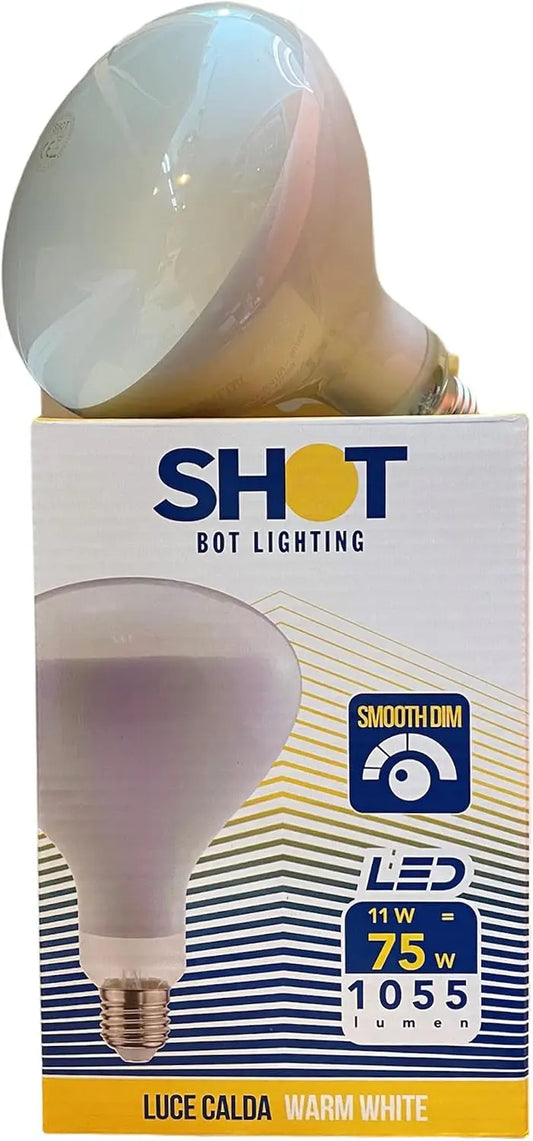 SHOT Bot Lighting Shot Lampada a led R125 Dimmerabile per Parentesi Flos E27 11W 2700K luce calda 1055LM, gris