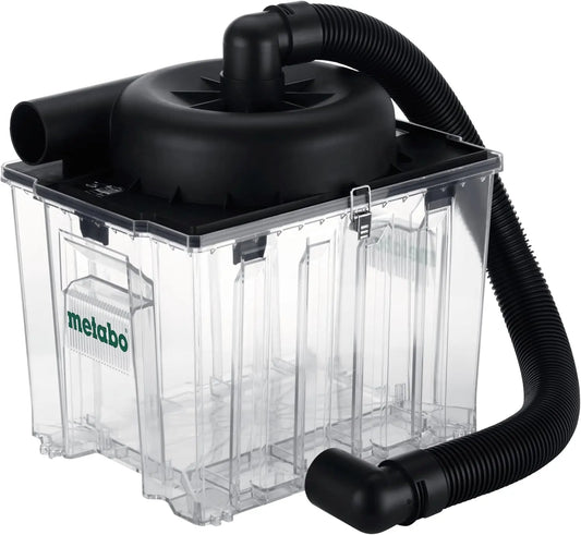 Aspiradora metabo Separador previo para aspiradora con tecnología ciclónica - 99% de eficiencia de separación para polvo, suciedad y líquidos, negro
