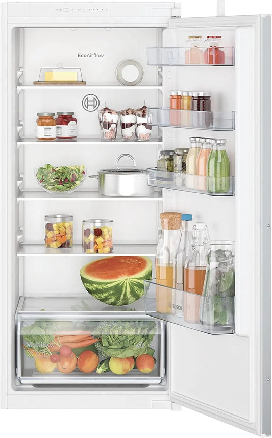 Frigorífico Bosch Hausgeräte Bosch Serie 2 KIR41NSE0, empotrable (122,1 x 54,1 cm, 204 L), blanco