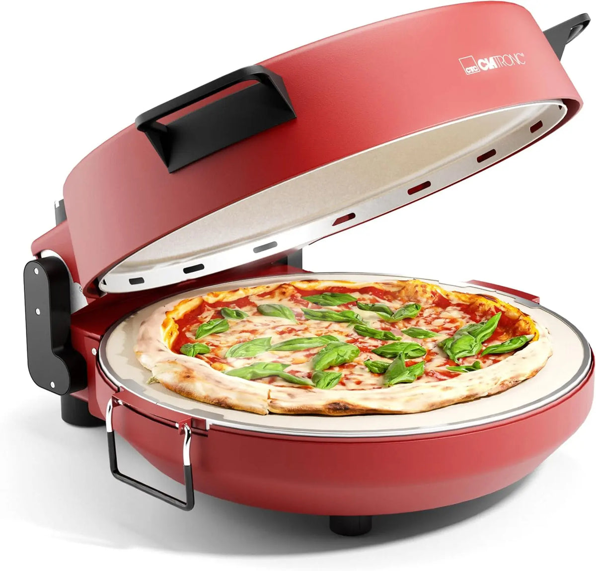 Horno Clatronic de pizza Clatronic, rojo